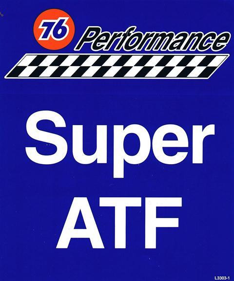 Aufkleber 76 Performance Super ATF
