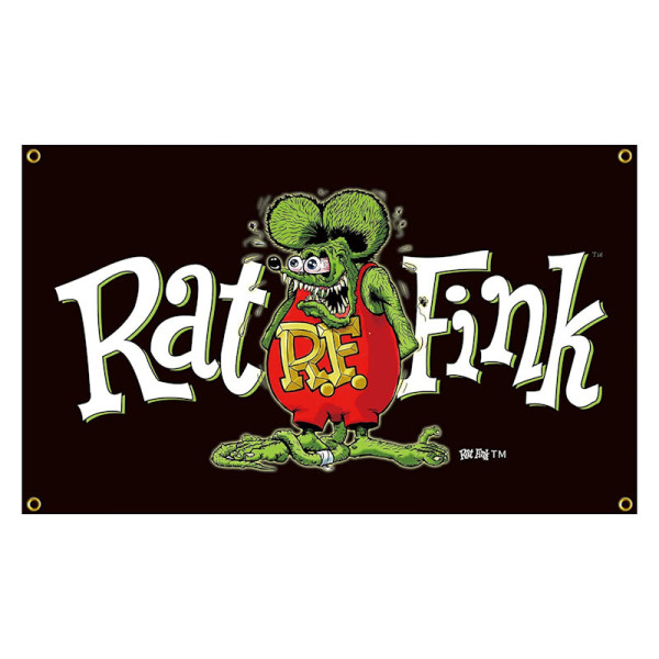 RAT FINK Stoff-Banner