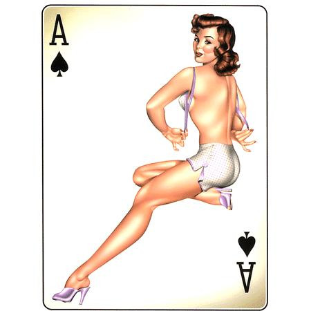 Aufkleber Ace of Spades, Poker
