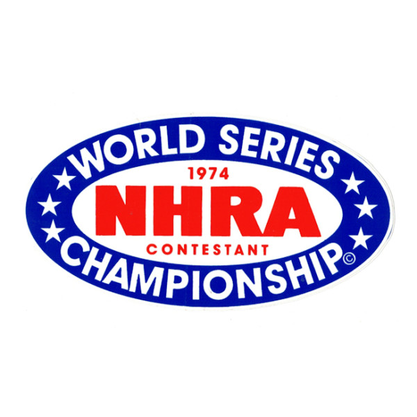 Aufkleber 1974 NHRA Championship