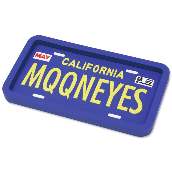 Mooneyes License Plate Ablage, Gummi