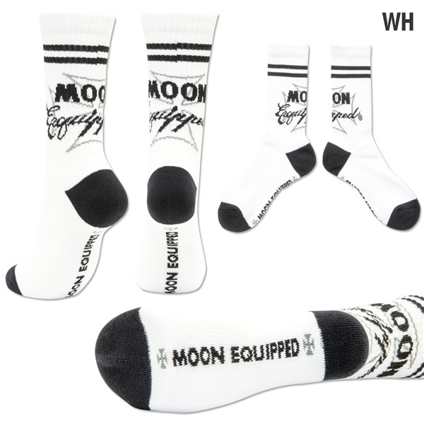 Mooneyes Equipped Socken, weiß