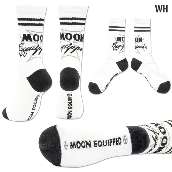 Mooneyes Equipped Socken, weiß | Strümpfe, Socks | Bekleidung, Clothing ...