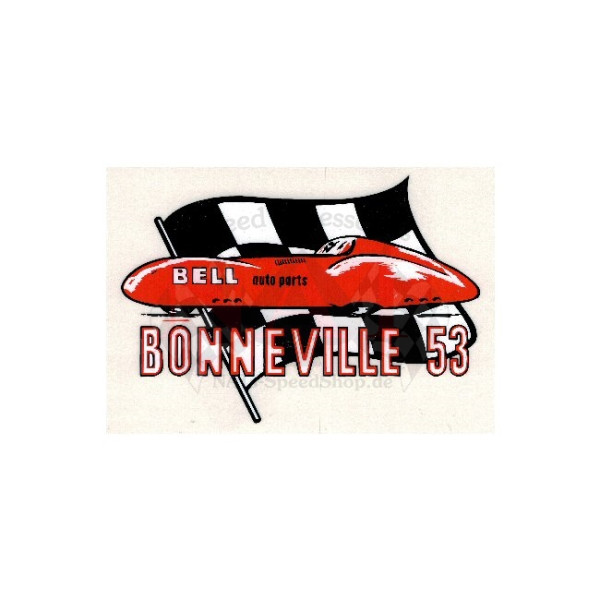 Aufkleber BONNEVILLE BELL '53
