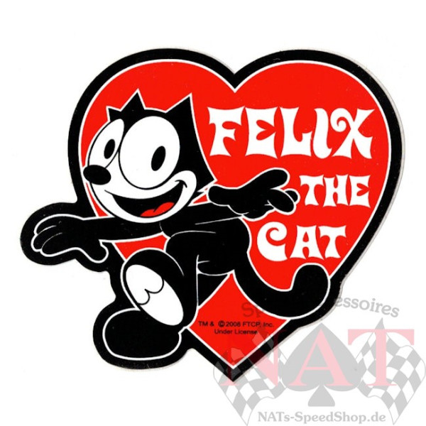 Aufkleber Felix the Cat Heart