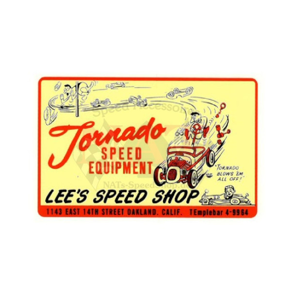 Aufkleber Tornado Speed Equip.