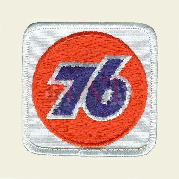 Aufnäher/Patch 76 Logo, eckig