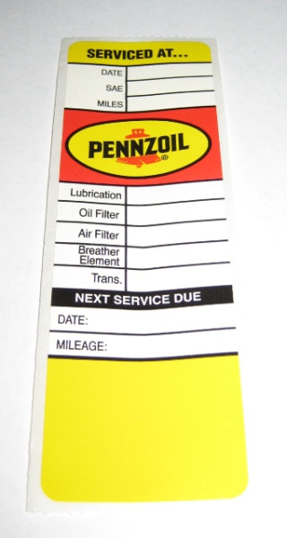 Serviceaufkleber Pennzoil, Full Service