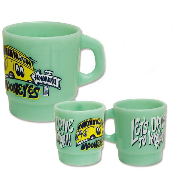 Mooneyes Tasse " Let´s drive to Yokohama"
