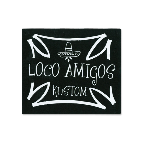 LOCO Amigos Kustom Aufkleber, klein
