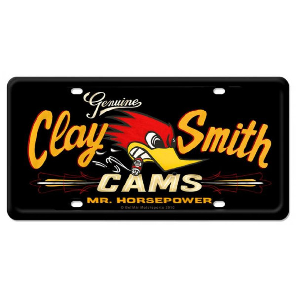 Clay Smith Cams Kennzeichen, schwarz