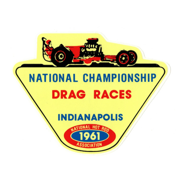 Aufkleber Indianapolis National Drag Race Championship