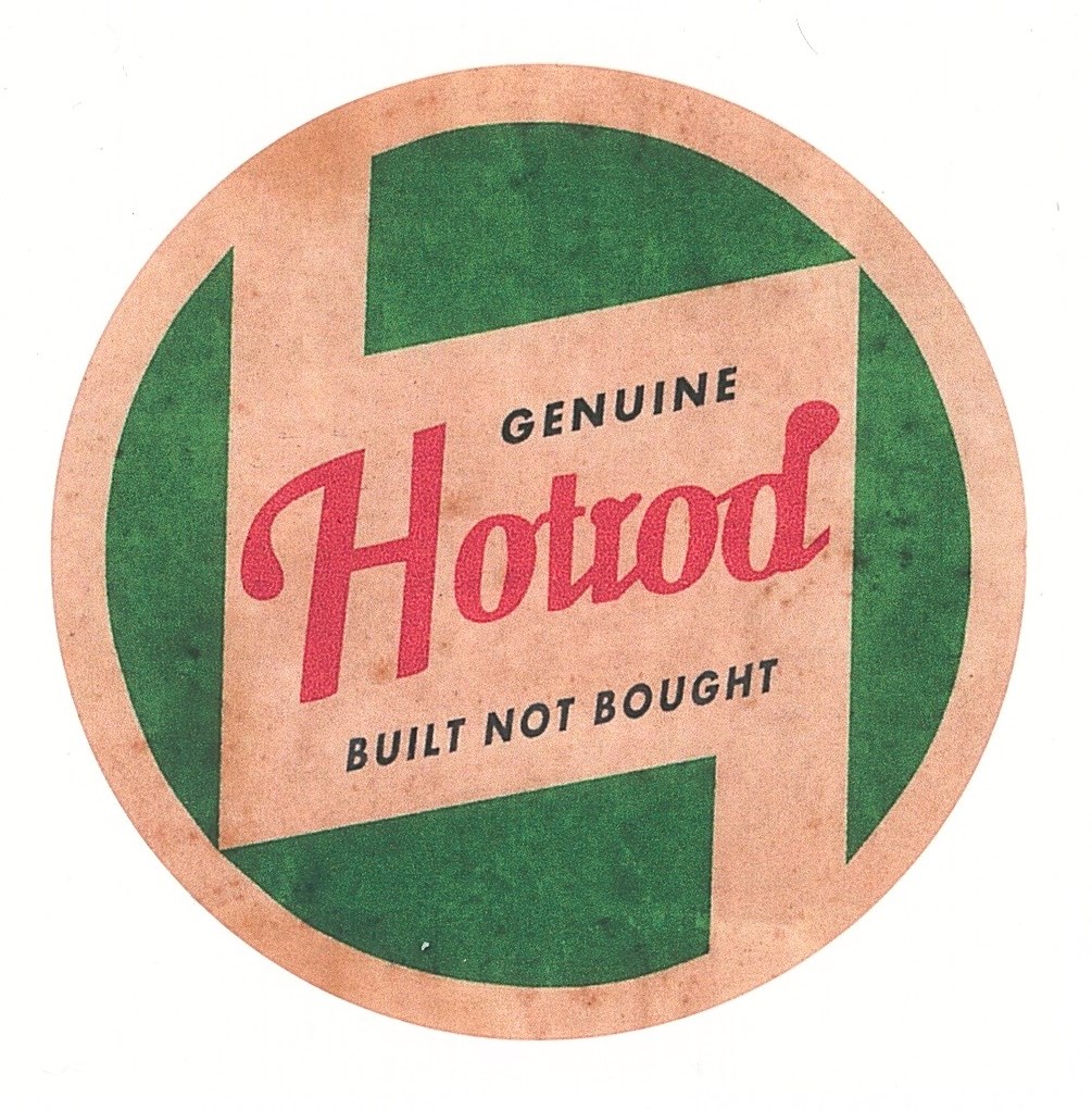 Aufkleber Genuine Hotrod Hot Rod / Custom Car Aufkleber