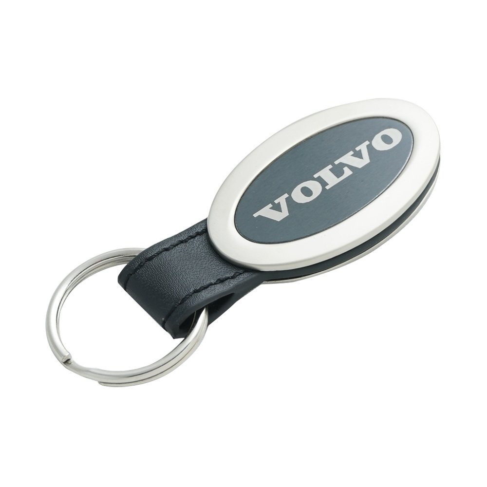 Chrom Schlüsselanhänger Mit Bedruckt Volvo Logo 240 440 V70 S60
