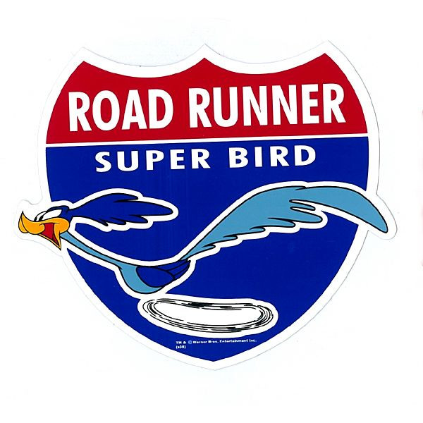 Road Runner Super Bird Aufkleber, US Sign