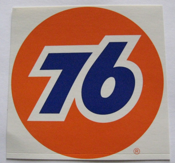 Aufkleber 76 Logo