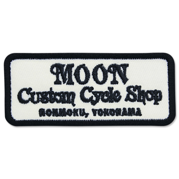 MOON Patch/Aufnäher, Custom Cycle Shop