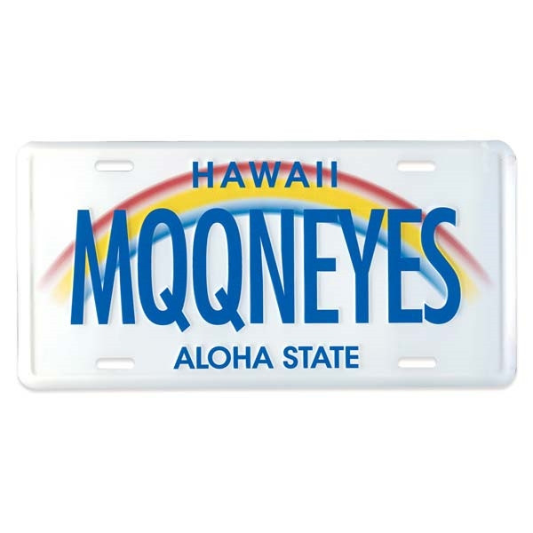 MOONEYES Hawaii Kennzeichen