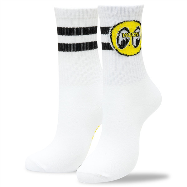 Mooneyes Damen-Socken, weiß