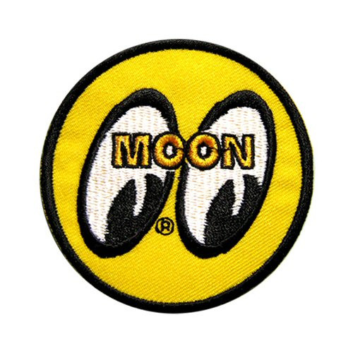 MOON Patch/Aufnäher Logo, gelb