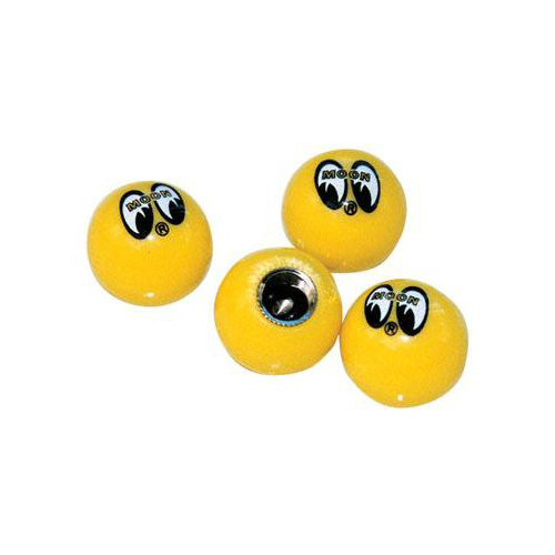 Mooneyes Ventilkappen Yellow Eyes, Hotrod Kult Custom