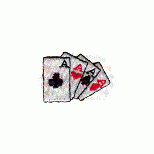 Aufnäher/Patch Deck of Cards, mini