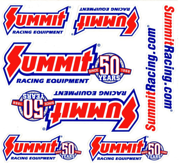 Aufkleber Set Summit 50 Jahre